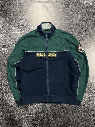 Napapijri mens big logo - zip, up