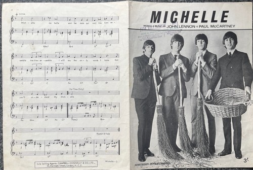The beatles michelle sheet - beatles,