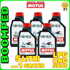 5 LITRI OLIO MOTORE MOTUL LPG - CNG 5W40 VEICOLI GAS METANO GPL C3 SN 05MO77