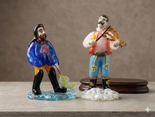 Coppia statuette vetro - statuette,