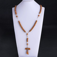 Collana rosario con perline in