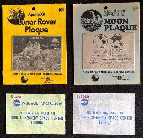 Targhe rover lunare 1971 - rover, nasa