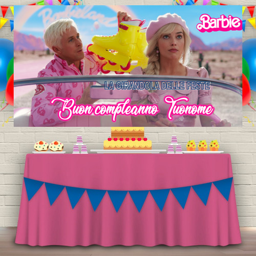 Striscione banner barbie - striscione, 2023