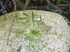 Photo 6x4 Bench Mark, Preston