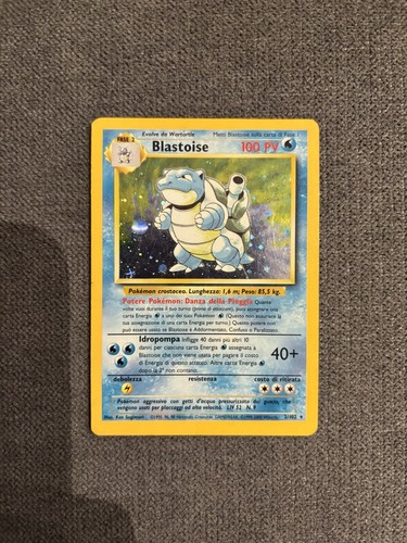 Carta pokemon blastoise - carta, 2/102
