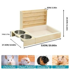 Mangiatoia per coniglietti, mangiatoia, porta fieno per piccoli animali,