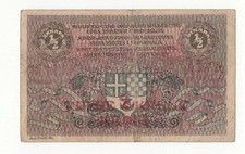 JUGOSLAVIA  1/2  DINARA   1919