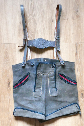 Vecchi pantaloni pelle - di,