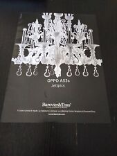 BAROVIER & TOSO LAMPADARIO VETRO MURANO  BIANCO VINTAGE AD PUB