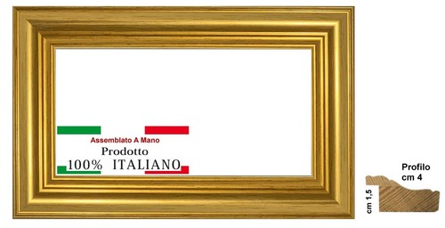 Cornice oro dorata legno - oro,