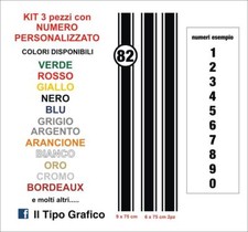 Kit Adesivi con NUMERO