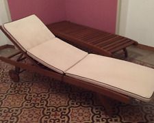 lettino prendisole legno di acacia