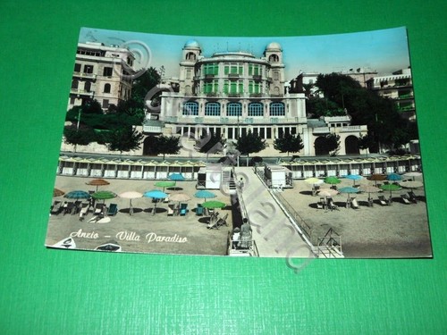 Cartolina anzio villa - anzio,