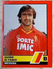 Figurina Calciatori d'Italia Vallardi 1989-90 1990 Guido Di Fabio Messina n 502