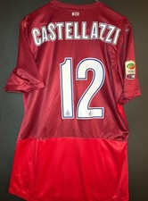 Maglia Inter match worn issued castellazzi goalkeeper serie a red indossata