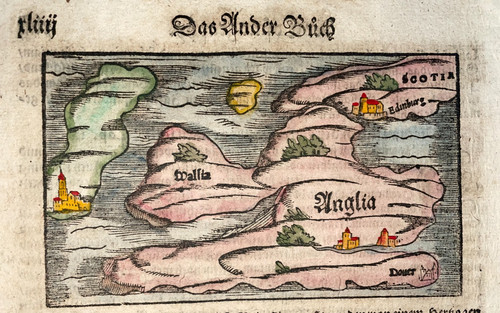 Isole britanniche irlanda - isole, 1564