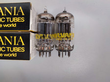 2x ECC83 12AX7A 7025 Sylvania