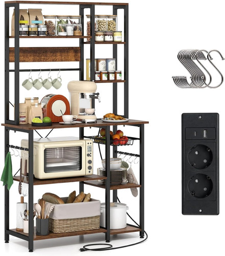 Scaffale cucina con - scaffale, da
