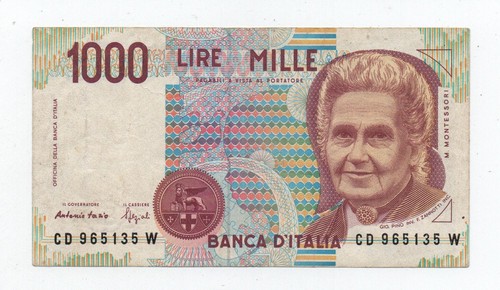 Italy 1000 lire - lire, pick