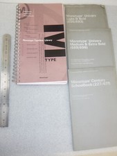 Monotype Typeface Library Book