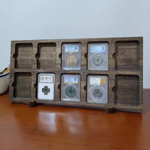 10ct wooden display - wooden, case