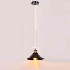 Lampada da soffitto in stile vintage industriale colore nero.