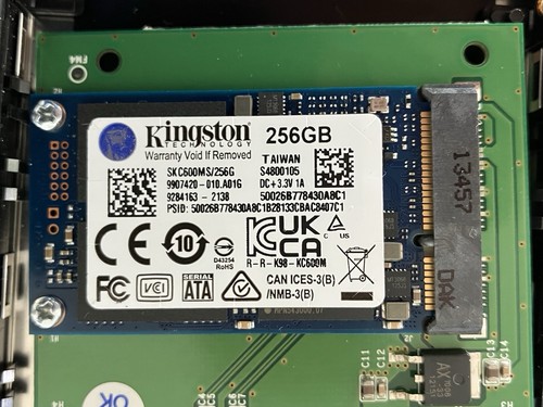 Kingston skc600 256 msata - kingston, gb