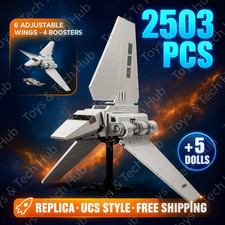 ⭐ UCS 10212 Imperial Shuttle - 2503PCS Star Wars Replica | Landport 1900PCS Opt⭐