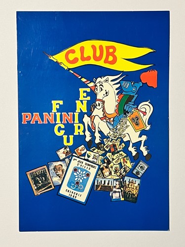 Cartolina club figurine panini - cartolina,