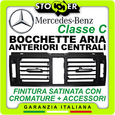 Bocchette Clima AC Aria Condizionata Anteriori Centrali per MERCEDES CLASSE C
