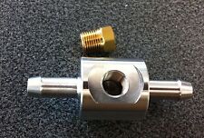 Adattatore Raccordo T sonda pressione benzina carburante montaggio manometro 8mm