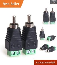 Terminale a vite RCA maschio