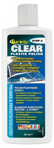 Clear plastic restorer - , &