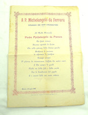 FRANCESCANO PADRE MICHELANGELO