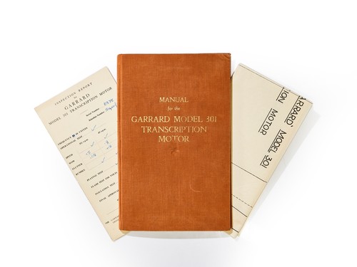 Garrard model 301 - garrard, manuale