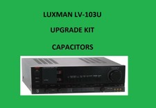 KIT di riparazione amplificatore stereo LUXMAN LV-103U - tutti i condensatori