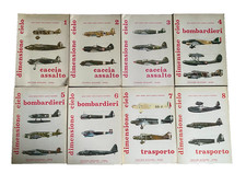 Dimensione cielo Aerei italiani 2a Guerra Mondiale Bizzarri voll 1-8 1975