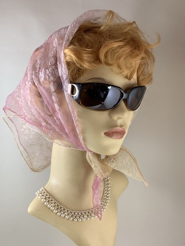 Sciarpa chiffon floreale misto