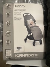Foppapedretti Trendy sacco universale per passeggini, Melange Graphite