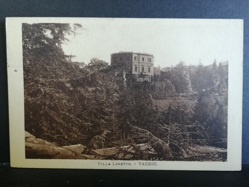 Cartolina varese villa - varese,