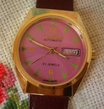 ORIGINALISSIMO VINTAGE CITIZEN AUTOMATICO PLACCATO  ORO DAY-DATEI RARISSIMO!!! 