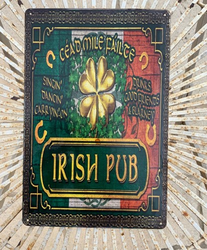 Insegna pubblicitaria irish - insegna,