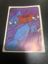 FIGURINA N.105 I PUFFI EDIZIONE PANINI 1983 OTTIMA CON VELINA