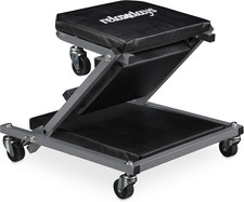 Carrello Sotto Auto Da Meccanico, Sgabello Officina Con Ruote a 360°, 150 Kg, Pi