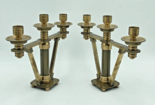 Candelabro in ottone tre