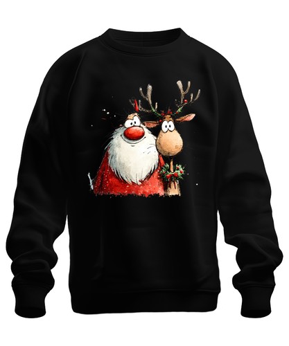 Babbo natale renna cartone - renna,