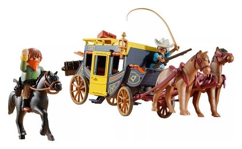 Playmobil diligenza bandito - e,