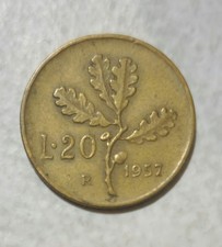REPUBBLICA ITALIANA 20 lire