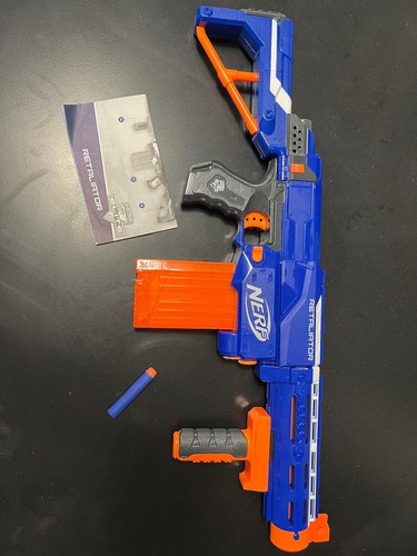 Nerf retaliator completo blu - retaliator, completo,