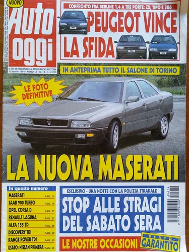 Rivista auto oggi - rivista,